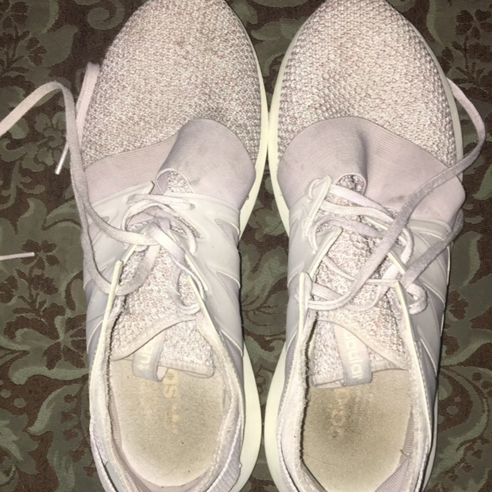 Lilac Adidas Tubulars